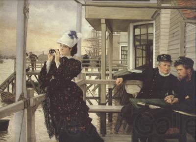 James Tissot The Captain's Daughter (nn01) France oil painting art
